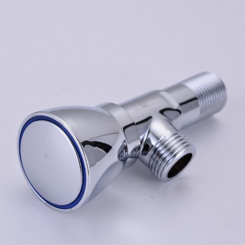 G1/2*1/2 Brass Triangle Valve Household Bathroom Water Heater Water Stop Valve Faucet And Cold Water Universal Inlet Valve