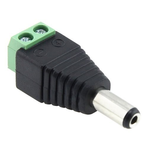 28-05 - Adattatore da spina DC ø5,5-2,1mm a morsetto - Alpha Elettronica