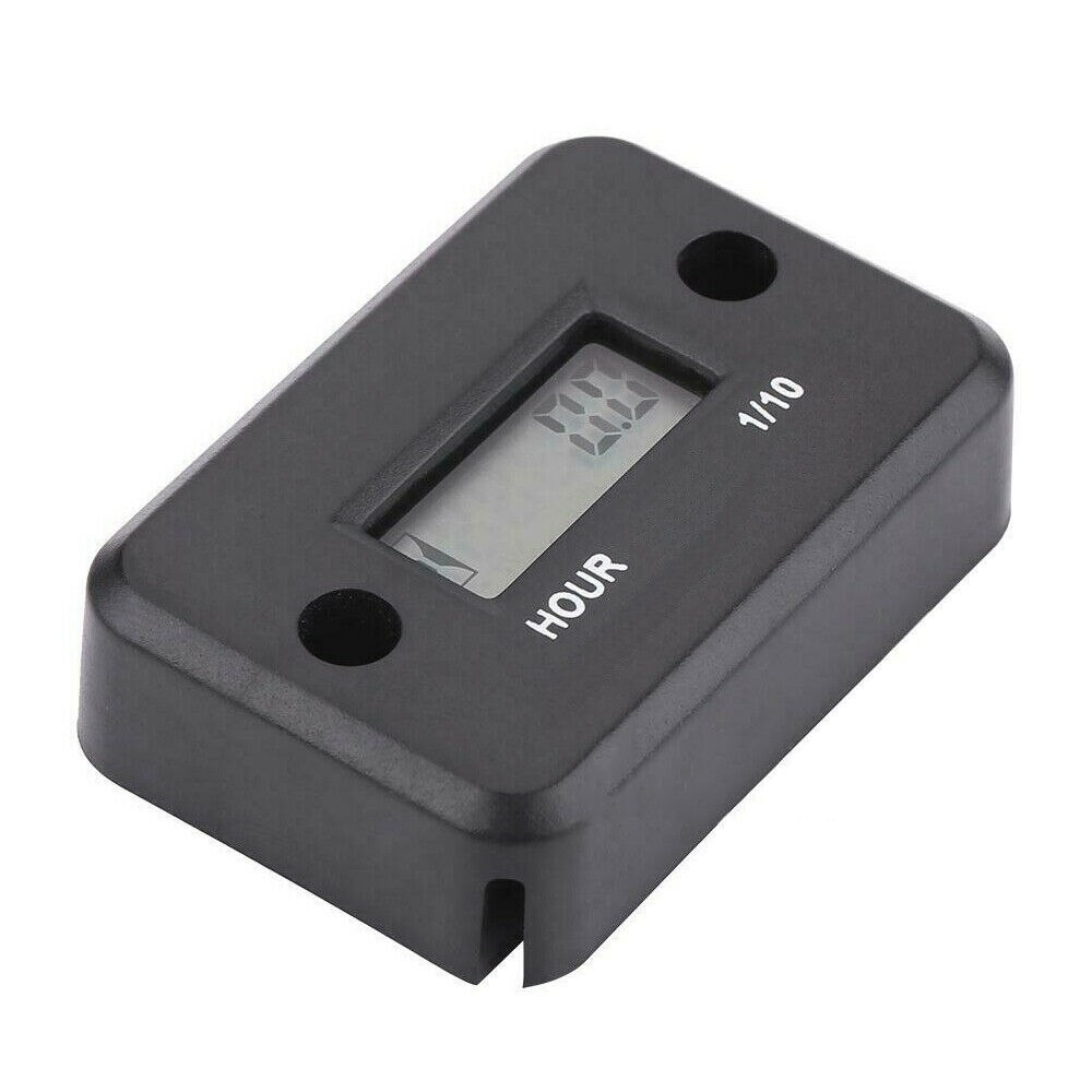 Compte-tours Dirt Bike NInE-ROnG Compteur D'heures De Fonctionnement, Compteur D'heures De Fonctionnement Avec Arbre Rotatif, Utilisation Pour Moteur Diesel/gaz, Compresseurs, Générateur Compteur Horaire