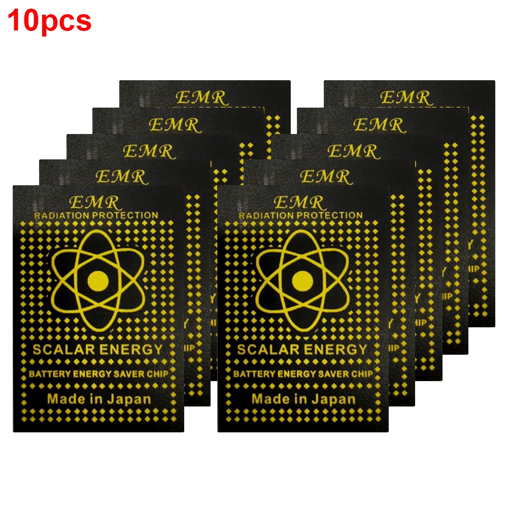 10 piezas de teléfono celular neutralizador de iones negativos escudo computadora bloqueador parche embarazada Anti radiación etiqueta EMF protección