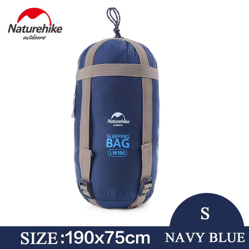 Naturehike soveposer udendørs camping vandreture forår efterår udendørs camping vandreture nh kuvert sovepose 205*85cm: Dybblå s