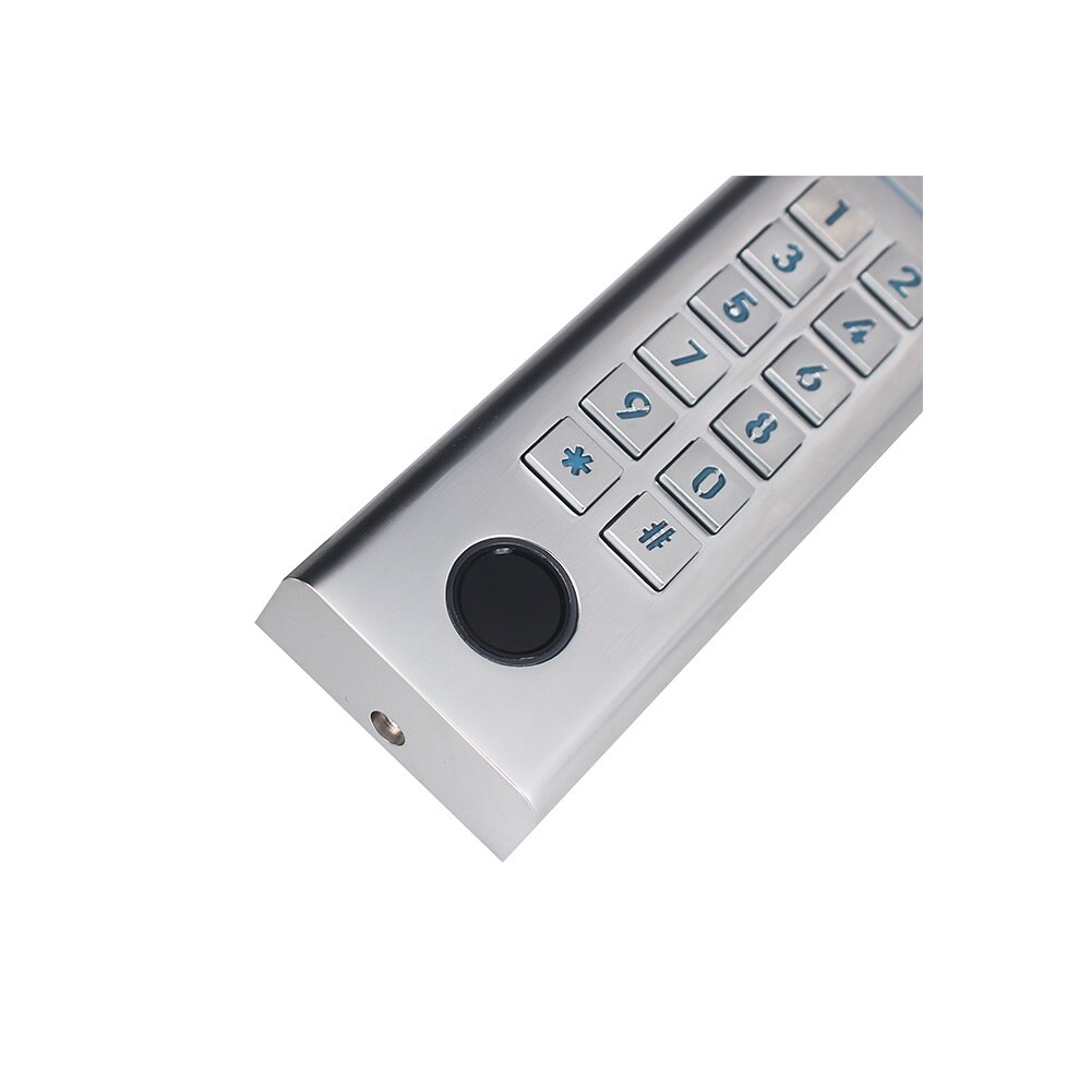 Independiente impermeable IP66 de Control de acceso de la huella digital lector RFID teclado estrecha tamaño pequeño marco de puerta teclado táctil w/luz de fondo
