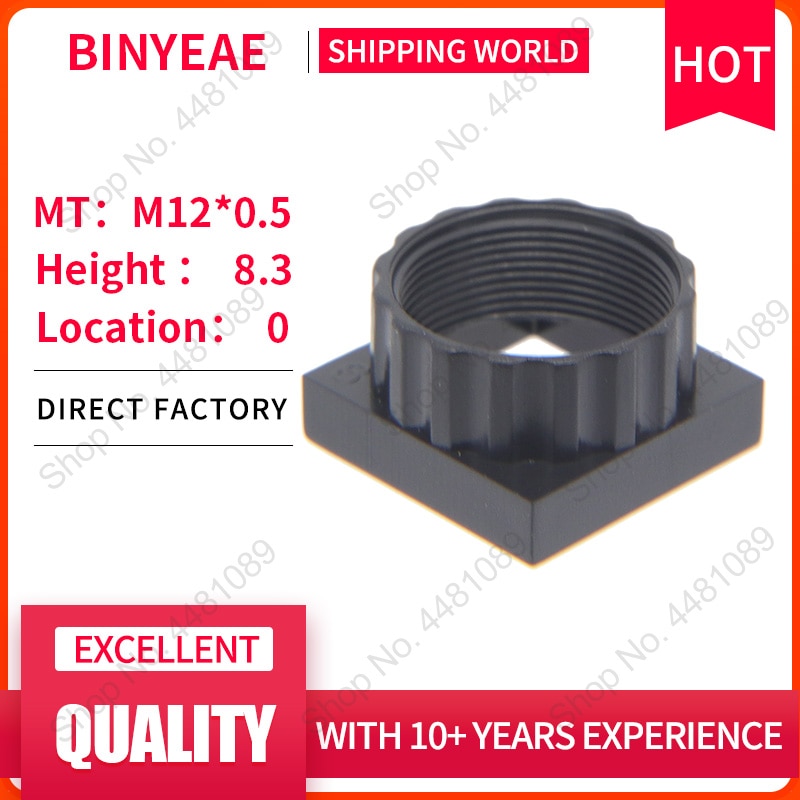 M12 Lens holder Height 8.3mm Lens Mount and M12 lens support for cctv camera PCB IP Board adapter connector