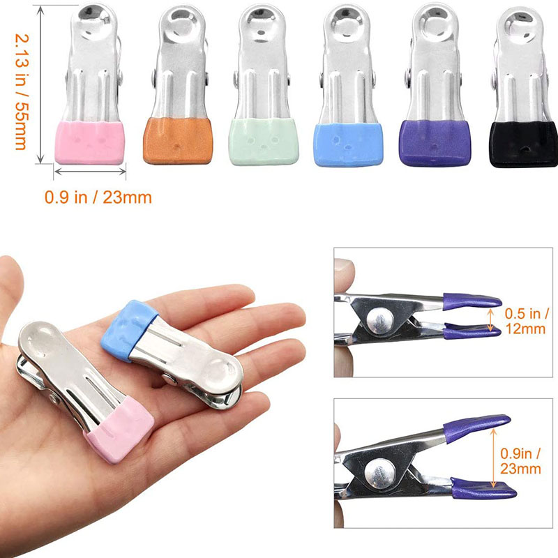 5Pcs/lot Stainless Steel Clips Drying Clothe Pegs Hanging Clothes Pins Hanging Towel Clamp Clips for Clothesline Outdoor Kitchen