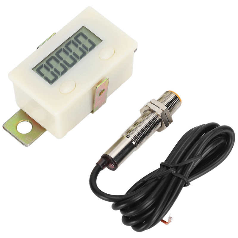 Electronic Counter Digital Display Counters 0-99999 with Probe for Punch Equipments
