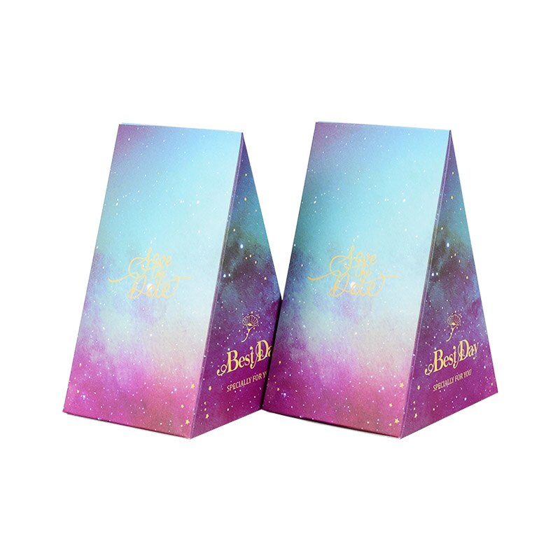 10 sztuk stożek cukierki skrzynka S/L drukowane torby na prezenty pudełka na ślub na urodziny i bociankowe zaopatrzenie solidny czekoladki pakowanie prezentów dekoracje