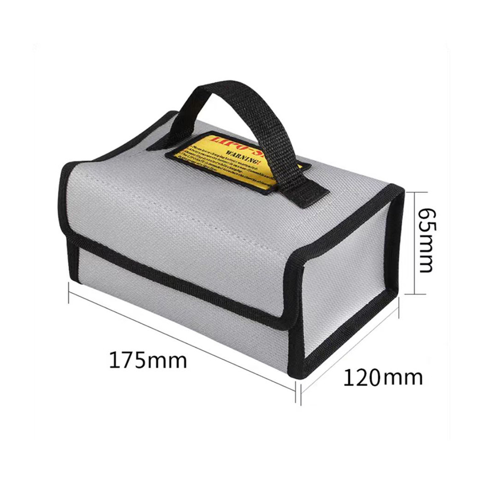 185x75x60mm carré RC LiPo sac de sécurité batterie sécurité ignifuge antidéflagrant garde batterie Protection sac de charge pour jouet RC: Violet