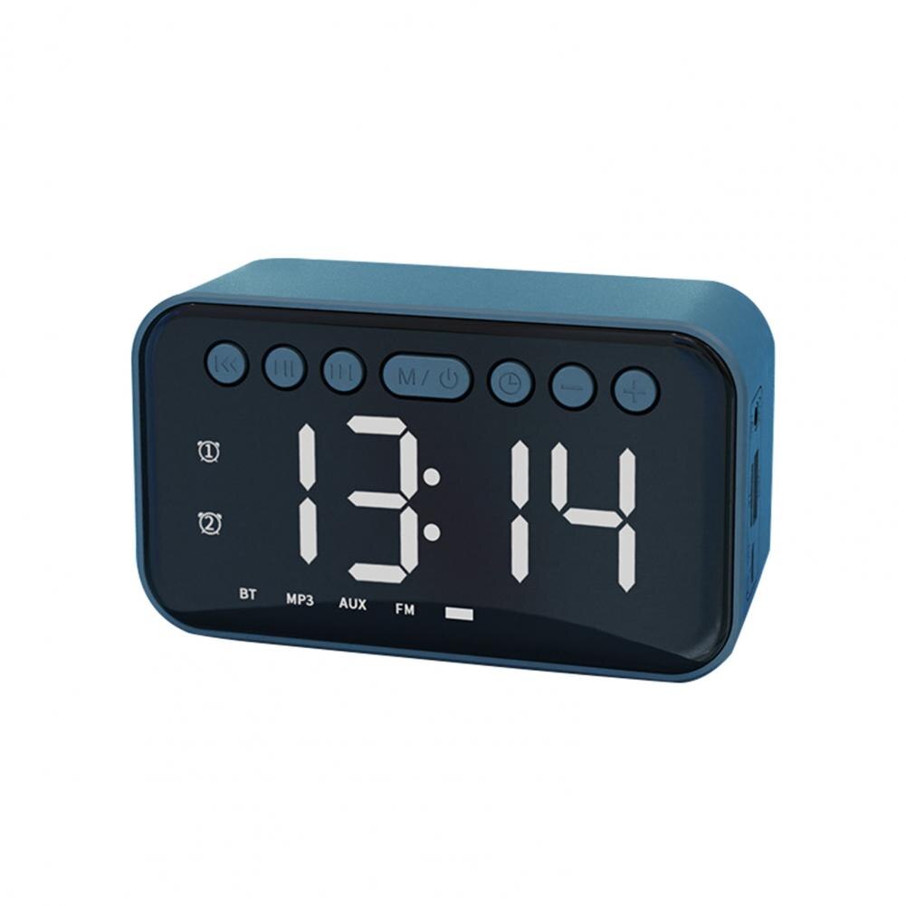 mini Bluetooth 5.0 wielofunkcyjny prostokąt akumulator głośnik dla domu: Niebieski