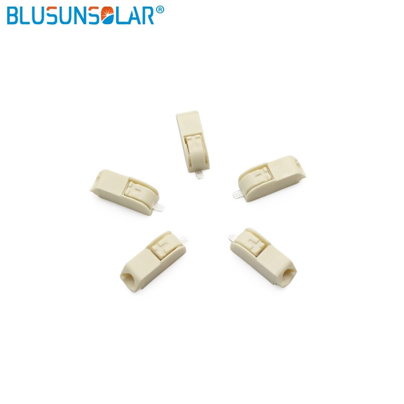 100 pcs/lot LED SMD Wiring Terminal Block, PCB Wire Cable Connector, Push in Lighting Connection Connector LED101 102 103: Beige