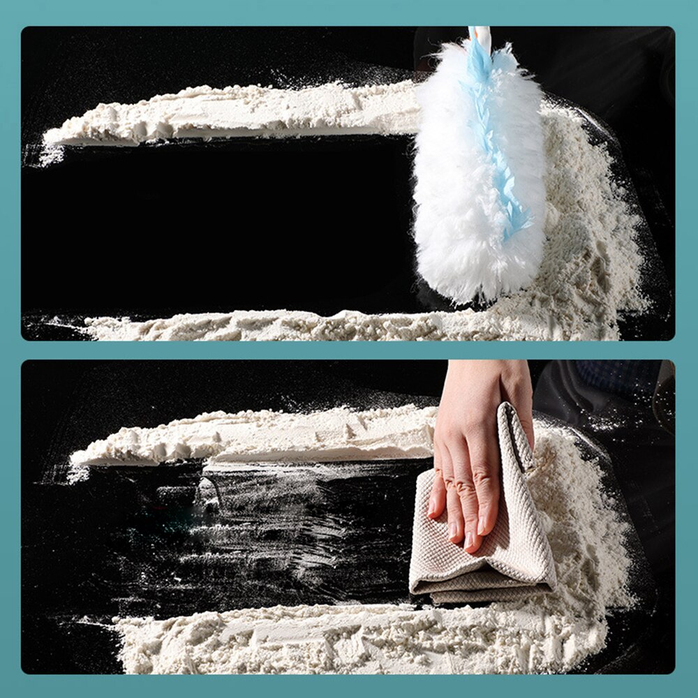 Microfiber Dusting Duster Brush Dust Removal Cleaner for Home Room Sofa Air-condition Bookshelf Window Car Duster Cleaning Tools