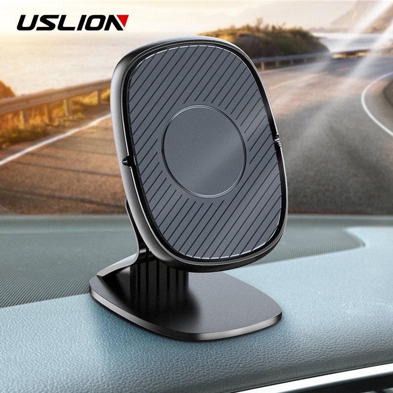 USLION Universal Magnetic Car Phone Holder Stand in Car For iPhone 11 Samsung GPS Magnet Air Vent Mount Cell Mobile Phone Holder