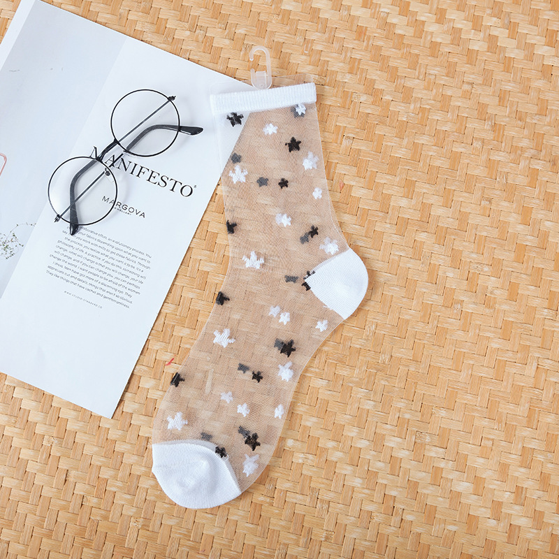 sexy Spitze Gittergewebe Fischnetz Socken Gemischte Faser Transparente strecken Elastizität Knöchel Netz Garn Dünne Frauen Coole Socken 1 paar = 2 stücke ws187