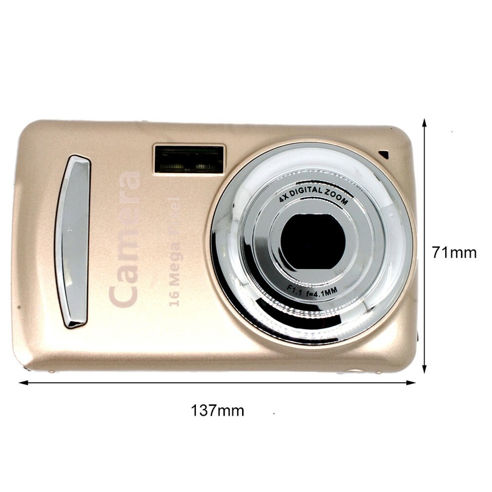 High-Definition Camera 16 Miljoen Pixels 2.4 Inch Scherm 720P Home Digitale Camera Draagbare Camera Voor Kinderen Jongens en Meisjes