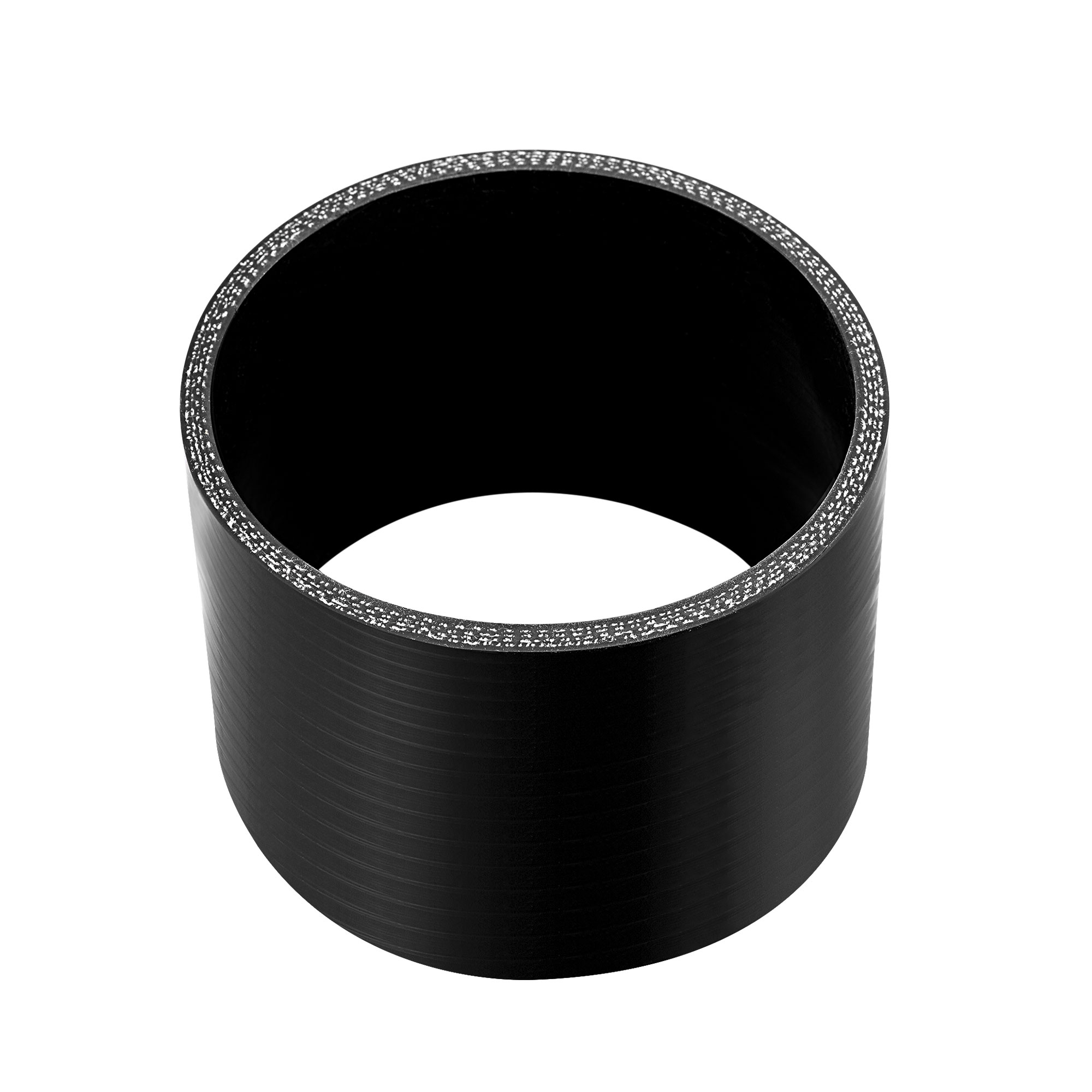 UXCELL 25mm-127mm ID Hoge Prestaties Rechte Siliconen Koppeling Pijp Versterkte Rechte Slang Turbo Inlaattraject Zwart