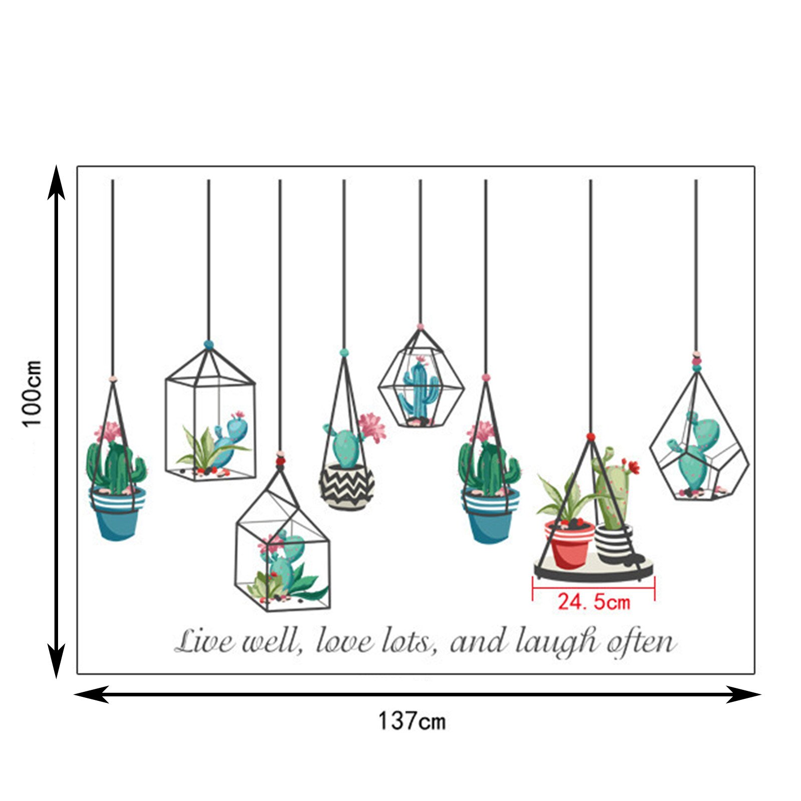 3# 3d Wall Sticker Home Living Room Wall Decoration Mural Art Decals Background Decor Moon Stickers Adornment Wall Is Stuck