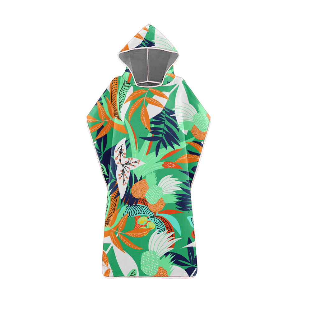 Mode Microfiber Veranderende Gewaad Strand Handdoek Snel Droog Buitensporten Hooded Handdoeken Poncho Zachte Strand Zwemmen Handdoeken Mantel: 4
