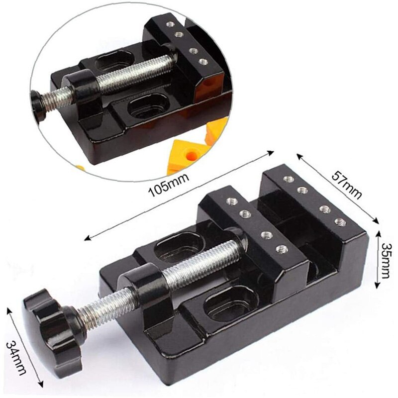 Mini Flat Clamp Table Jaw Bench Clamp Drill Vice Opening Table Vise Universal Mini Bench Vise Clamp Carving Fixed Tools