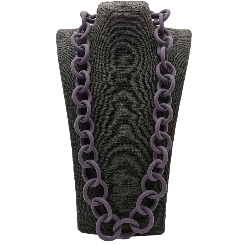 Collar gótico de goma hecho a mano, joyería geométrica de lujo de , collares con colgante redondo para mujer, cadena Multicolor para boda: Color amarillo dorado claro