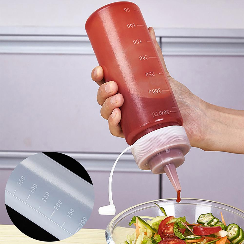 8PCS Squeeze Bottles Multipurpose Squirt Bottles Condiment Squeeze Bottle Ketchup Mustard Sauces Olive Oil Bottle
