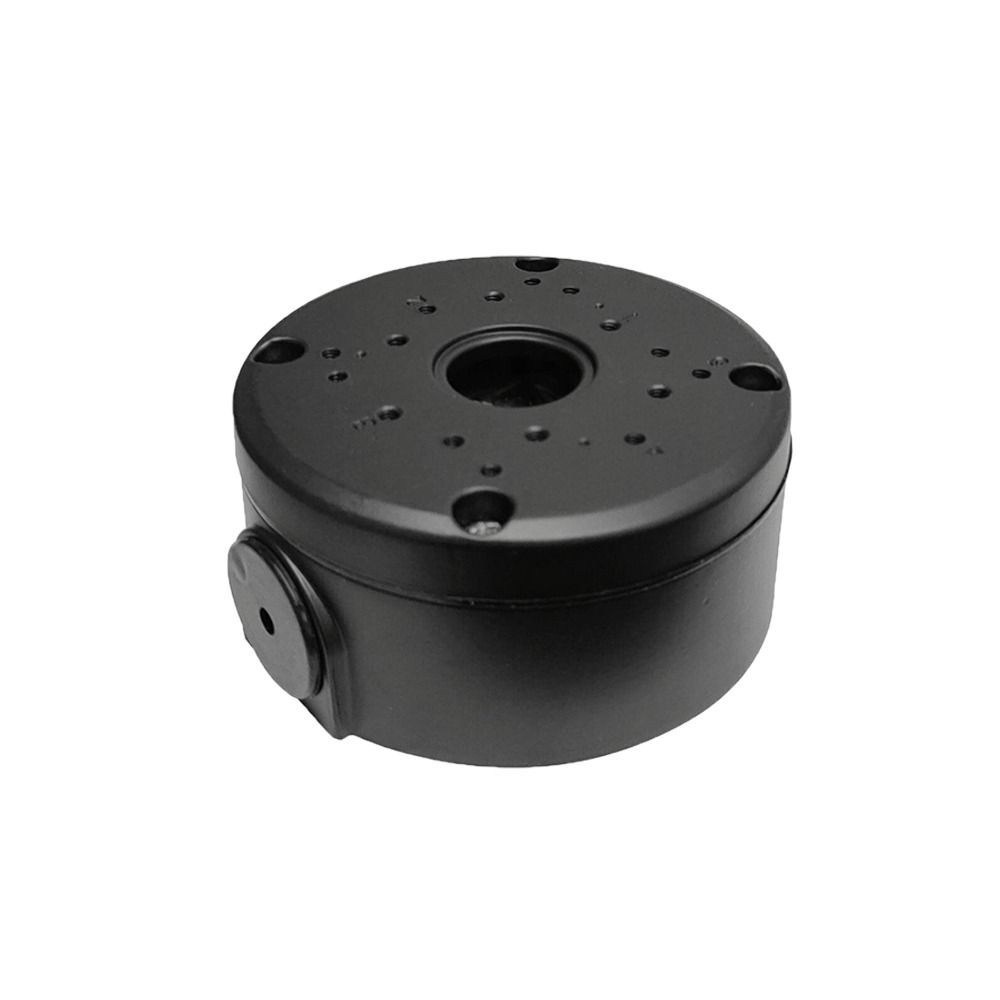 Soporte de pared para cámara CCTV, caja de conexiones de plástico Universal, soportes de domo de vigilancia, Cable impermeable, Base profunda: Gris