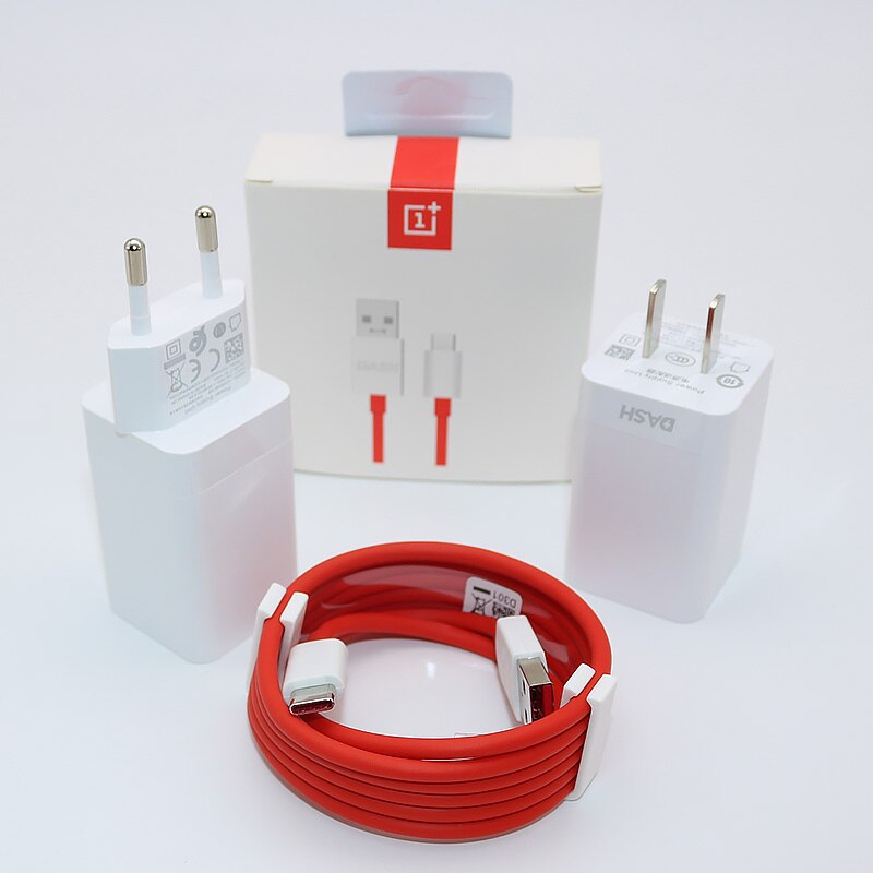 Caricabatterie originale Oneplus Dash EU/US Plug 5V4A adattatore di alimentazione per ricarica rapida Dash per oneplus 3 3t 5 5t 6 6t 7 cavo usb rotondo tipo c