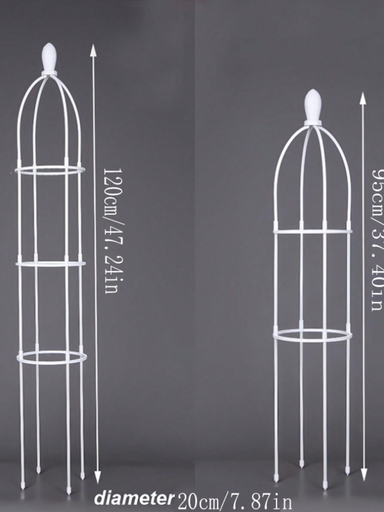 Stojak na kwiaty, półka na pnącza, stojak na kwiaty księżycowe, doniczka, rośliny pnące, stojak robić pnączy, wewnętrzny górski stojak na żółwie, podpórka.: Beżowy