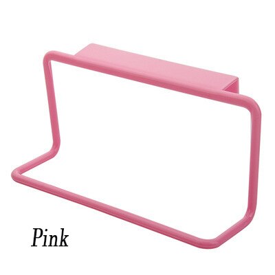 2 stk kjøkken arrangør håndklestativ hengende holder håndklestativ til kjøkken kjøkkenhåndklestativ hengende rekvisita tilbehør: 2 stk rosa