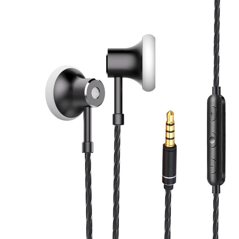 HEADROOM MS16 In Ear Oortelefoon Oordopjes Headset Met Microfoon Volumeregeling
