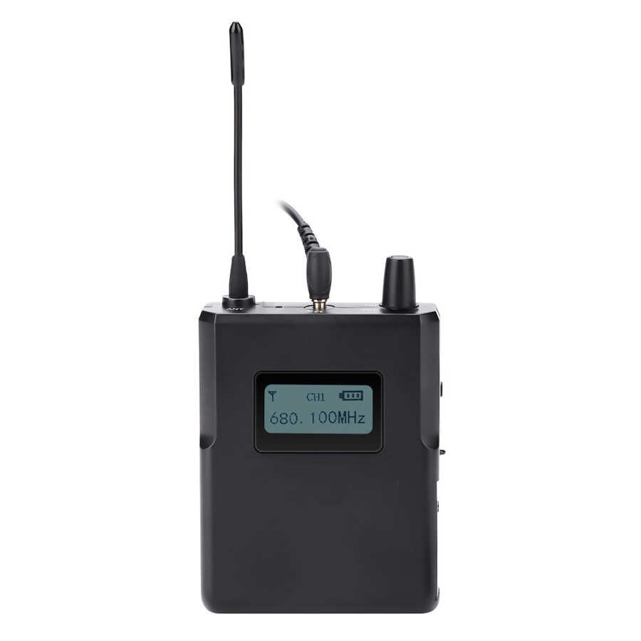 Para ANLEON S2-R antena de alta sensibilidad Monitor de etapa inalámbrica 670-680MHz receptores de sonido claro Monitor de escenario con auriculares