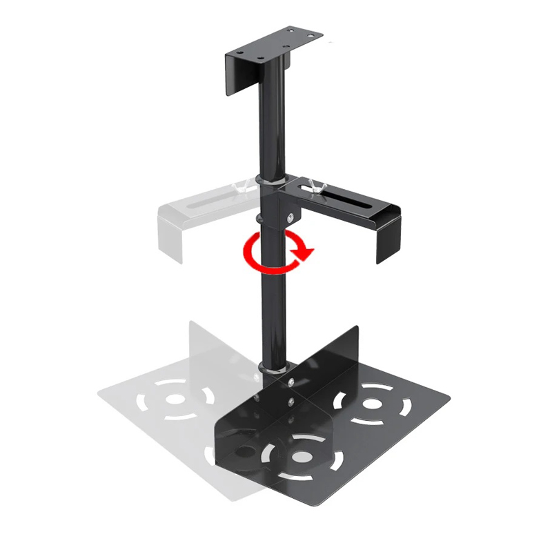 CP-02 30 kg Computer-CPU-Ständer, Großrechner-Aufhänger, Gastgeber-Kasten-Ständer, universeller PC-Gehäusehalter unter dem Schreibtisch, Zauberstab, seitliche Breite, Höhenverstellung