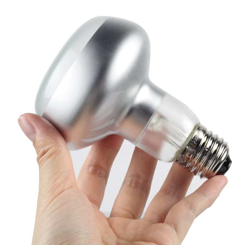 2 Pack 75W UVB Reptile Light UVA UVB Heat Lamp Bulb Bearded Dragon Accessories for Reptiles 220V