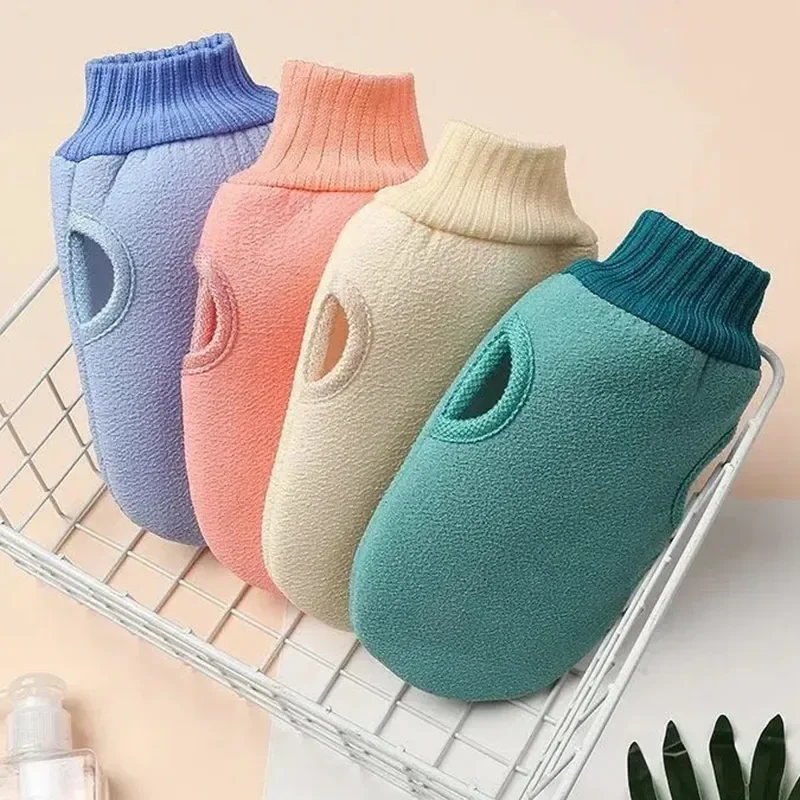 bain pour Peeling exfoliant nettoyage du corps gommage mitaine frotter peau morte gants pour douche corps brosse serviette SPA mousse corps Massage