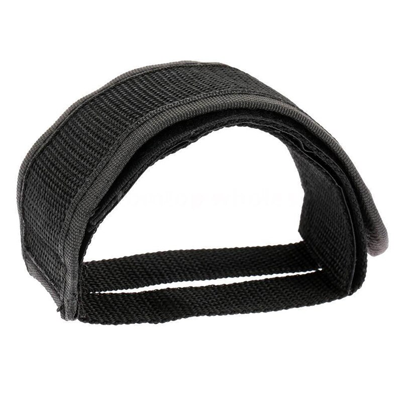 Cubierta Ultra ligera para pies y arnés de bicicleta, cubierta para boca de perro, correa para los dedos del pie, piñón fijo para exteriores, ciclismo deportivo correa para Pedal: Black