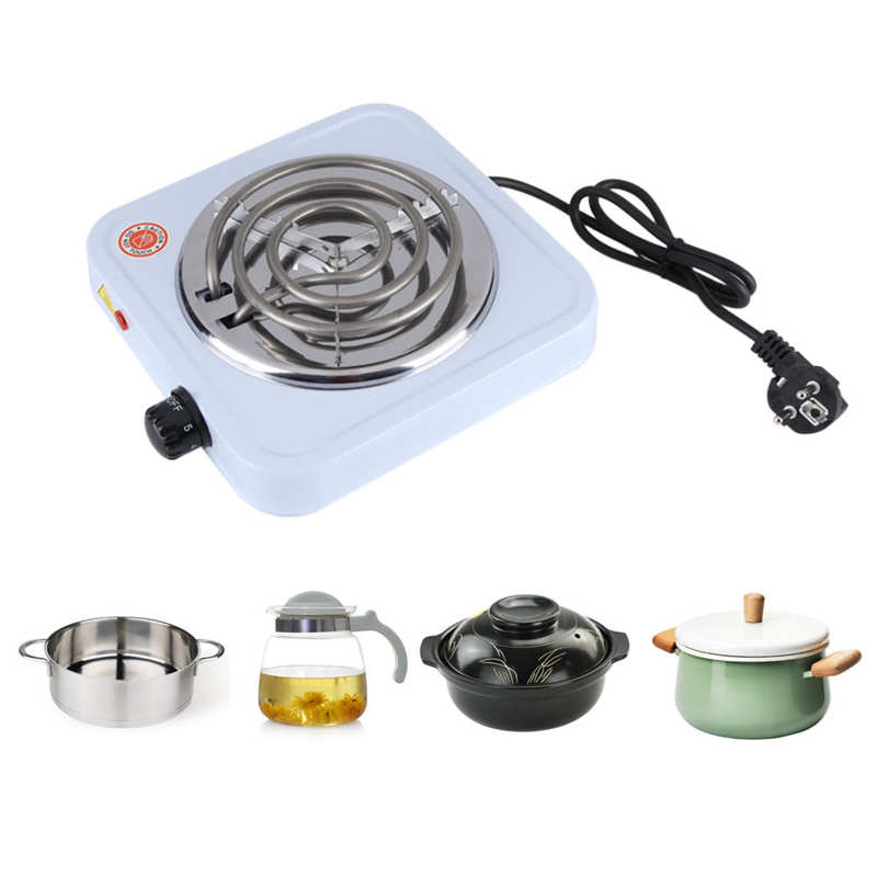 1000W Mini Electric Stove Coffee Milk Tea Water Heater Electric Plate Cooker Kitchen Cooking Appliance 220V EU Plug