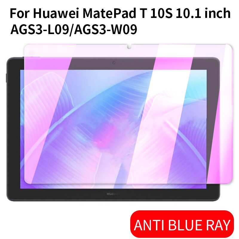 Tempered Glass For Huawei MatePad Pro 10.8 10.4 Inch Protective Glass For Mate Pad M6 8.4 V6 T10 T10S 10 Tablet Screen Portector: MATEPad T10S Blue