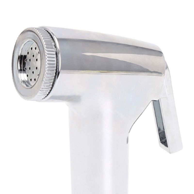 Håndholdt brusehoved douche toilet bidet spray vask jet shattaf med rustfri stål slange