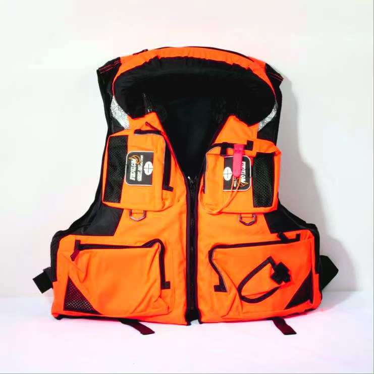 Swimming Vest Exquisite Waterproof Detachable for Water Surfing Life Vest Fishing Life Vestwith To Store Fishing Tackles: WHITE