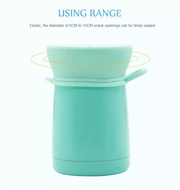 Silicone Spill-proof Lids Cover Baby Snack Cup Lid Elastic Food Grade Silicone BPA Free Soft Material Eco-friendly
