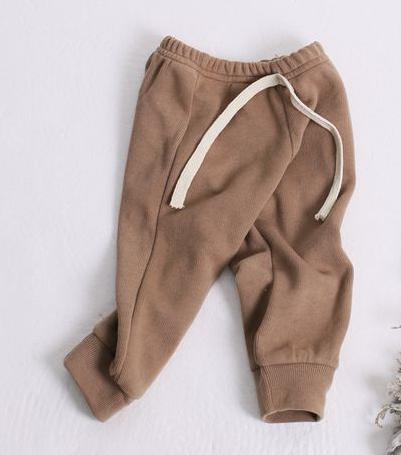 Crianças calças do bebê macio confortável menino recém-nascido grandes pp calças roupas de bebê da criança infantil calças de algodão do bebê da menina leggings: brown / 9M   70cm