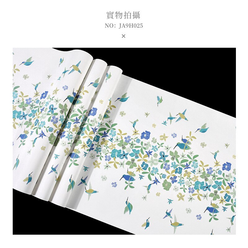 Hipster Wallpaper Artistic Modern Simple Pastoral Style Japanese Small Floral Warm Bedroom Living Room Nordic Wallpaper: JA9H025