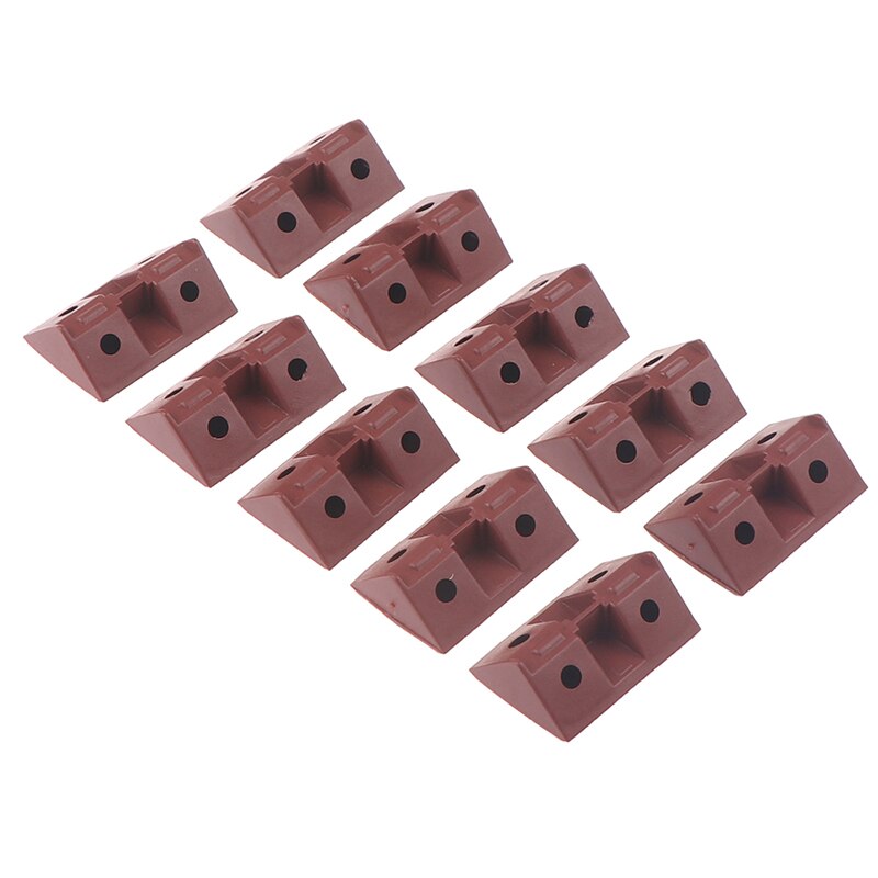 10 Stuks Plastic Verdikt Hoek Meubels, Haakse 90 Graden Hoek, Multiplex Lade Kast Fittings Hoek Code: 5
