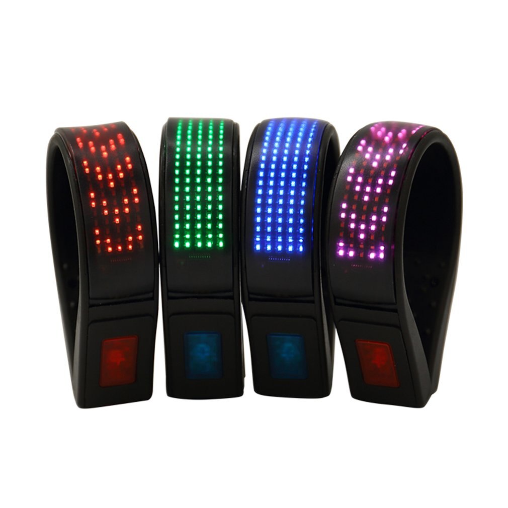Pinzas para zapatos con pantalla mágica Led, Clips para zapatos brillantes, luces de Clip para correr de noche al aire libre, carga Usb, novedad