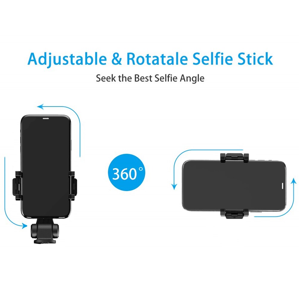 Bluetooth selfie stick per telefono monopiede selfie stick treppiede per telefono iphone smartphone stick stand pod tripe mount clip