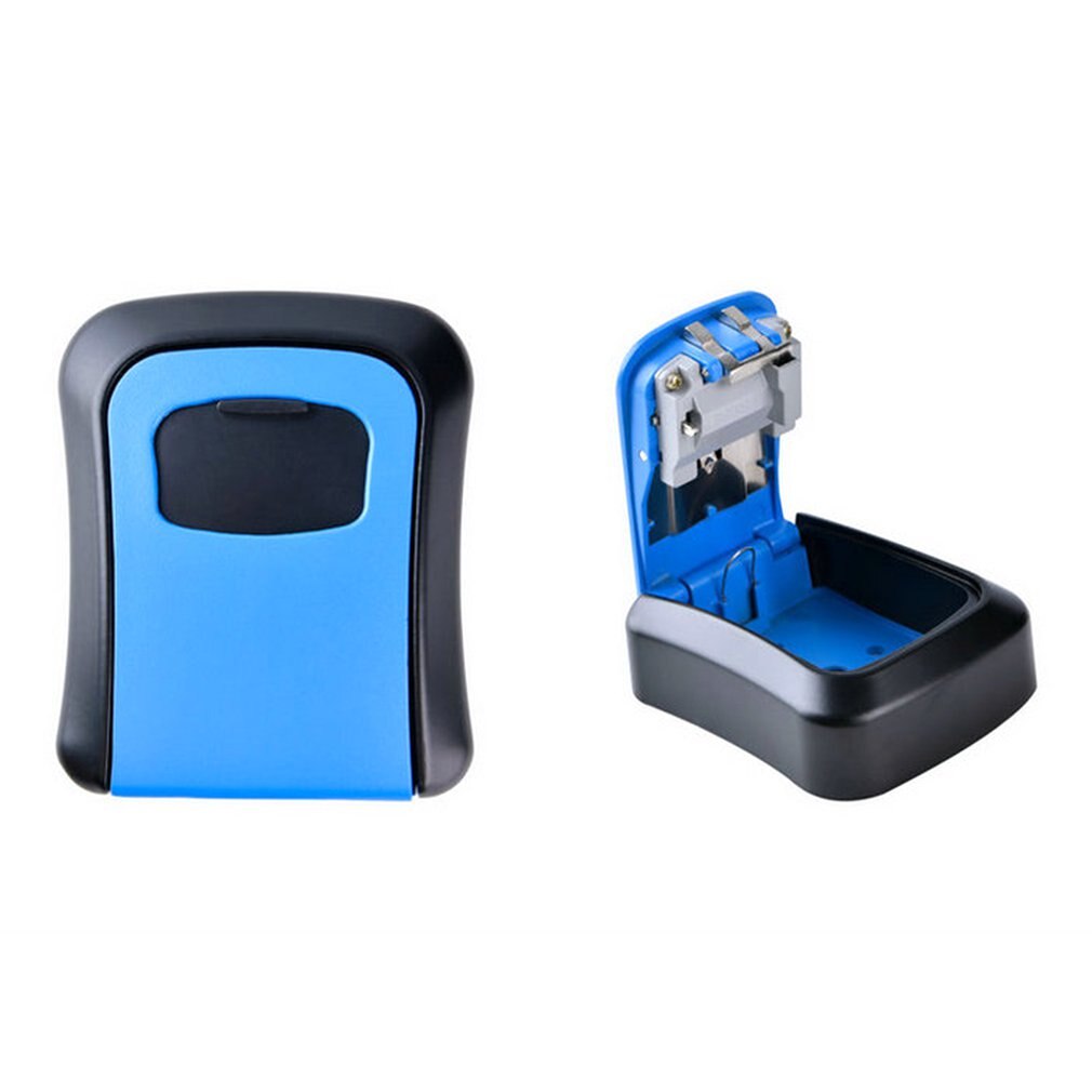 OS5402 Model Zinc Alloy Material Combination Lock Key Box Decoration Site Wall-mounted Password Key Box: Blue