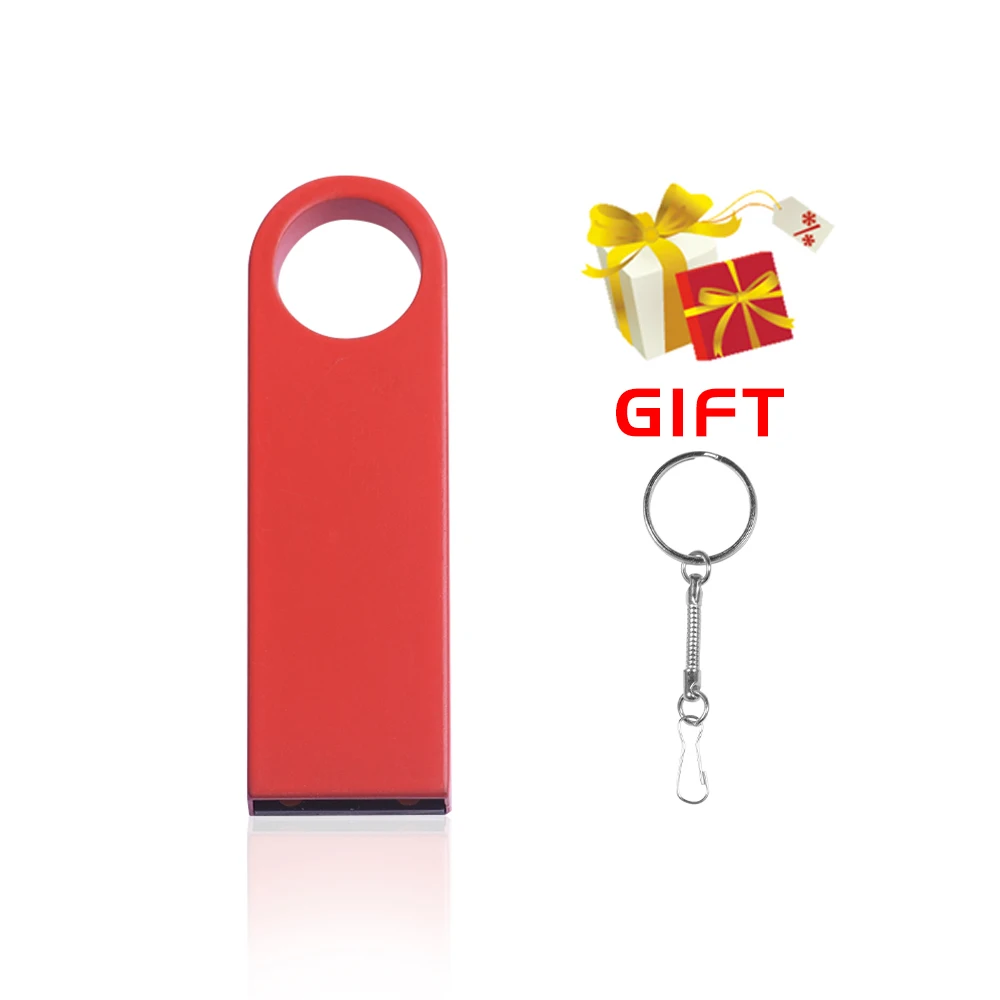 Hochgeschwindigkeits-USB-3. 0-Flash-Laufwerke 64GB Metall schwarz 32GB USB-Stick 16GB wasserdichter Memory-Stick kostenlos Schlüssel anhänger Geschäft u Disk: Rot / 8GB