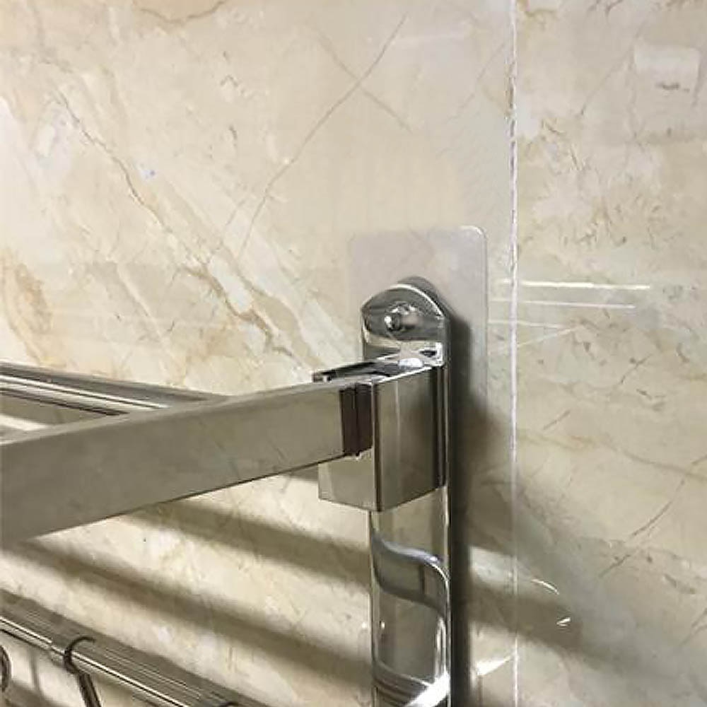 100pcs Punch-free Non-marking Screw Stickers Wall Picture Hook Invisible Traceless Hardwall Drywall Picture Hanging Kit Hanging