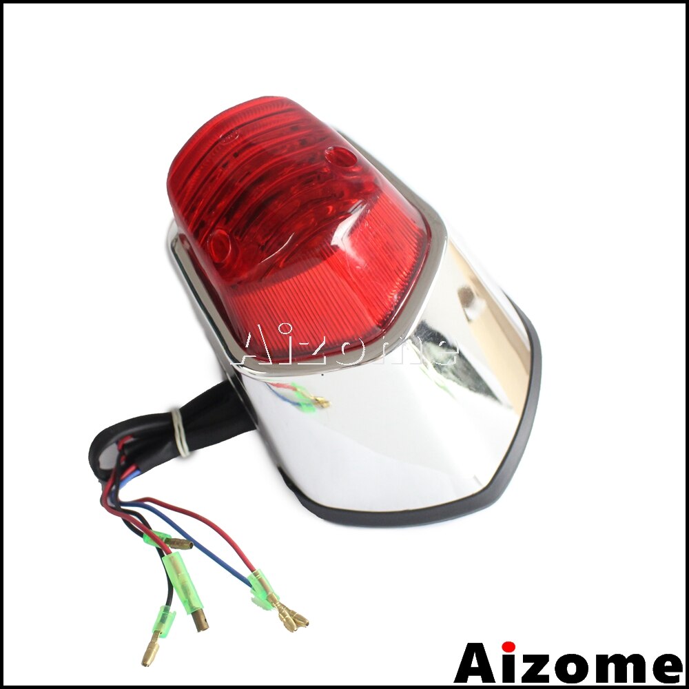 Universele Motorfiets Achterlicht Voor Harley Yamaha Suzuki Honda Shadow Sabre 1100 VT1100C2 VT400 VT750 Achterlicht Brake Stop Light