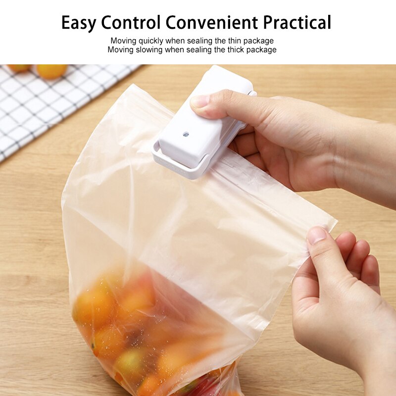 Portable Mini Sealing Household Machine Heat Sealer Capper Food Saver For Plastic Bags Package Mini Tools Kitchen Accessories