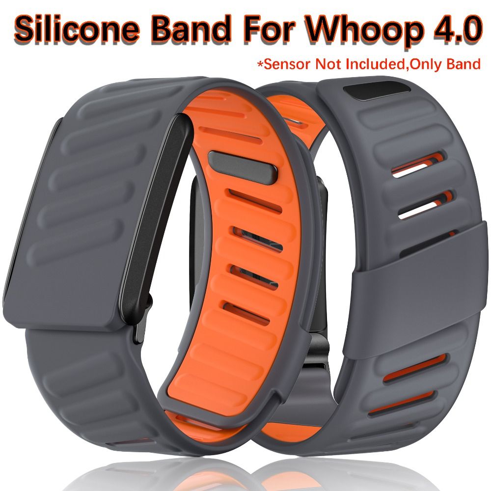Fitness Band Replacement Strap Sports Wristband Tracker Strap Soft Silicone Adjustable Breathable For Women Men for Whoop 4.0