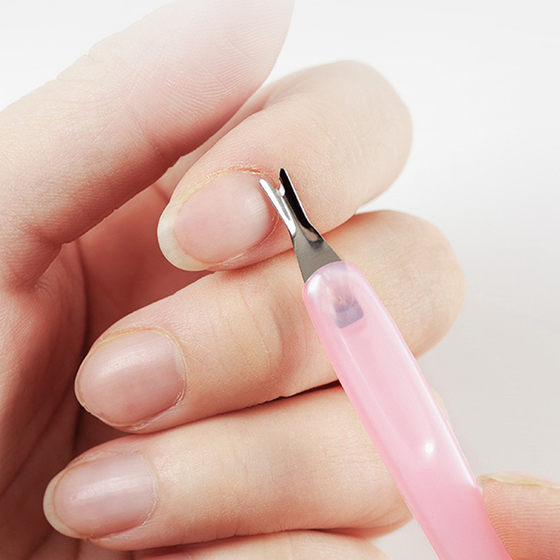 5PCS Premium Cuticle Trimmer, Cuticle Remover Applied for Manicure Pedicure, Dead Skin Fork with Stainless Steel U-Shaped Fork